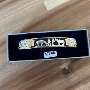 Montana Silversmiths gold and silver bracelet